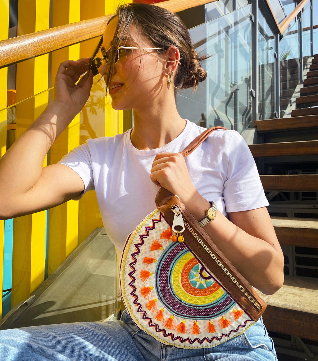 Off-White Fringe Fanny Pack